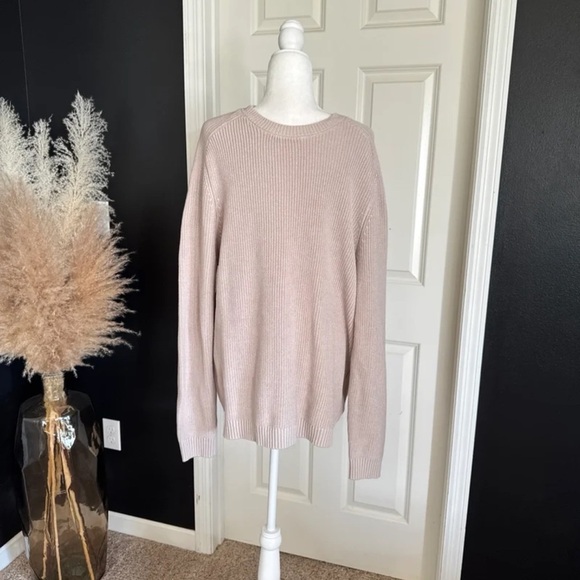 Grayers Men’s Shaker Stitch Cotton Crewneck Sweater in Oatmeal
size XL - Picture 2 of 12